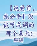 【说爱前，先分手】没被哼成调的那个夏天(BL)